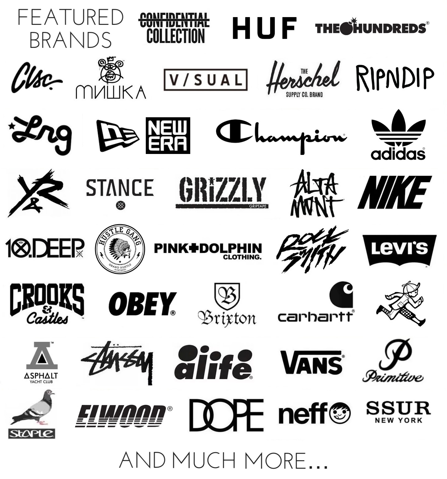 Famous 2025 streetwear brands